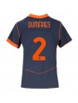 Billige Inter Milan Denzel Dumfries #2 Tredjedrakt Dame 2025-26 Kortermet
